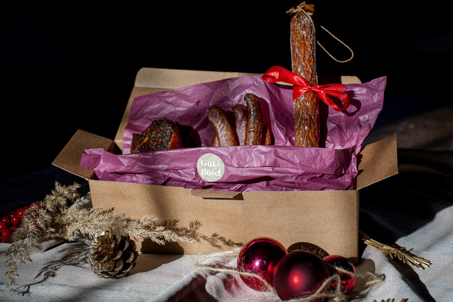 Wurst-Geschenkbox vom Weiderind