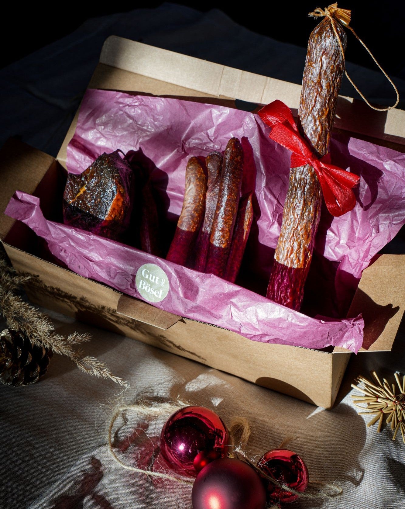 Wurst-Geschenkbox vom Weiderind