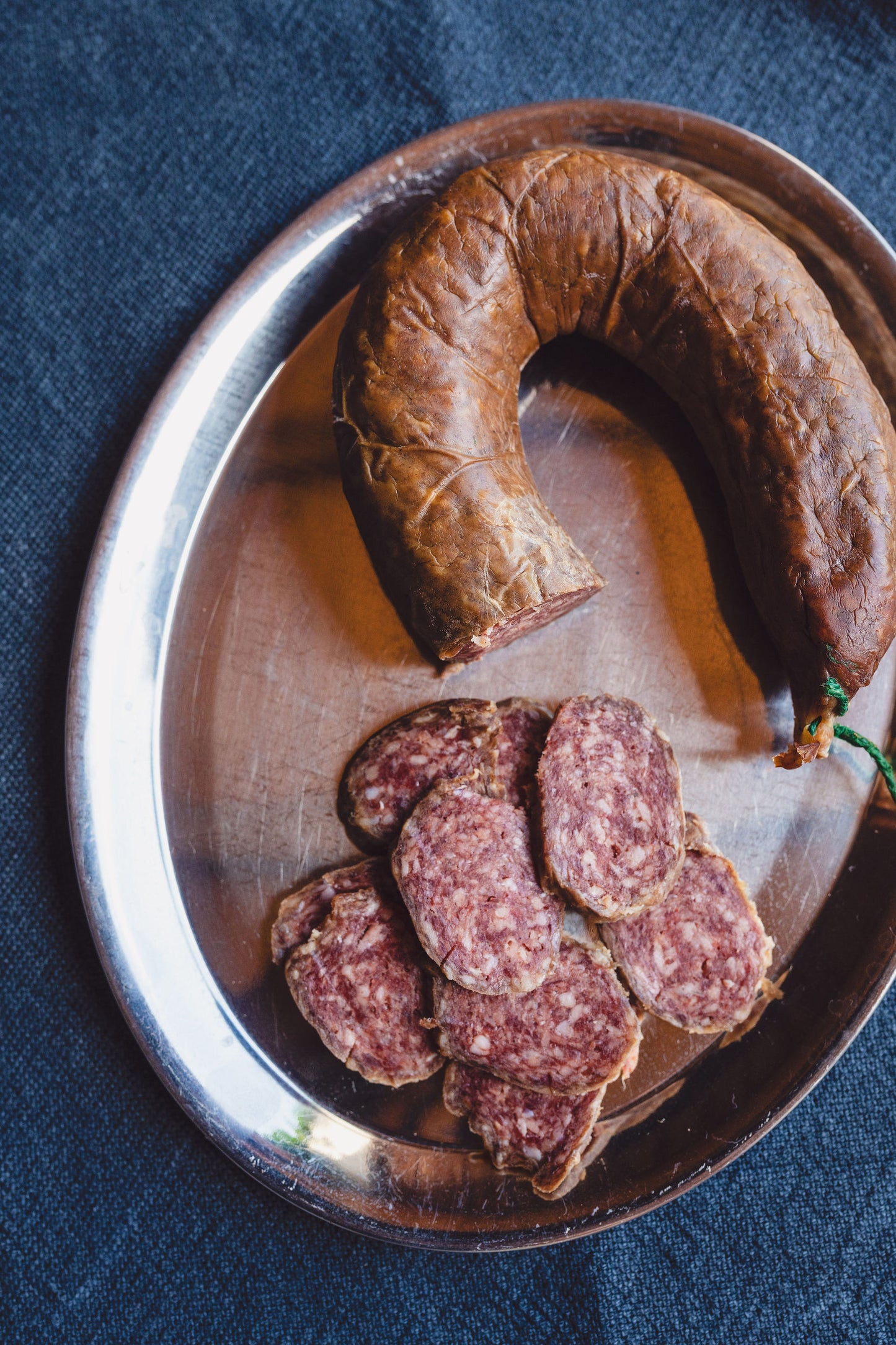 Knoblauch-Kringel vom Bio-Apfelschwein